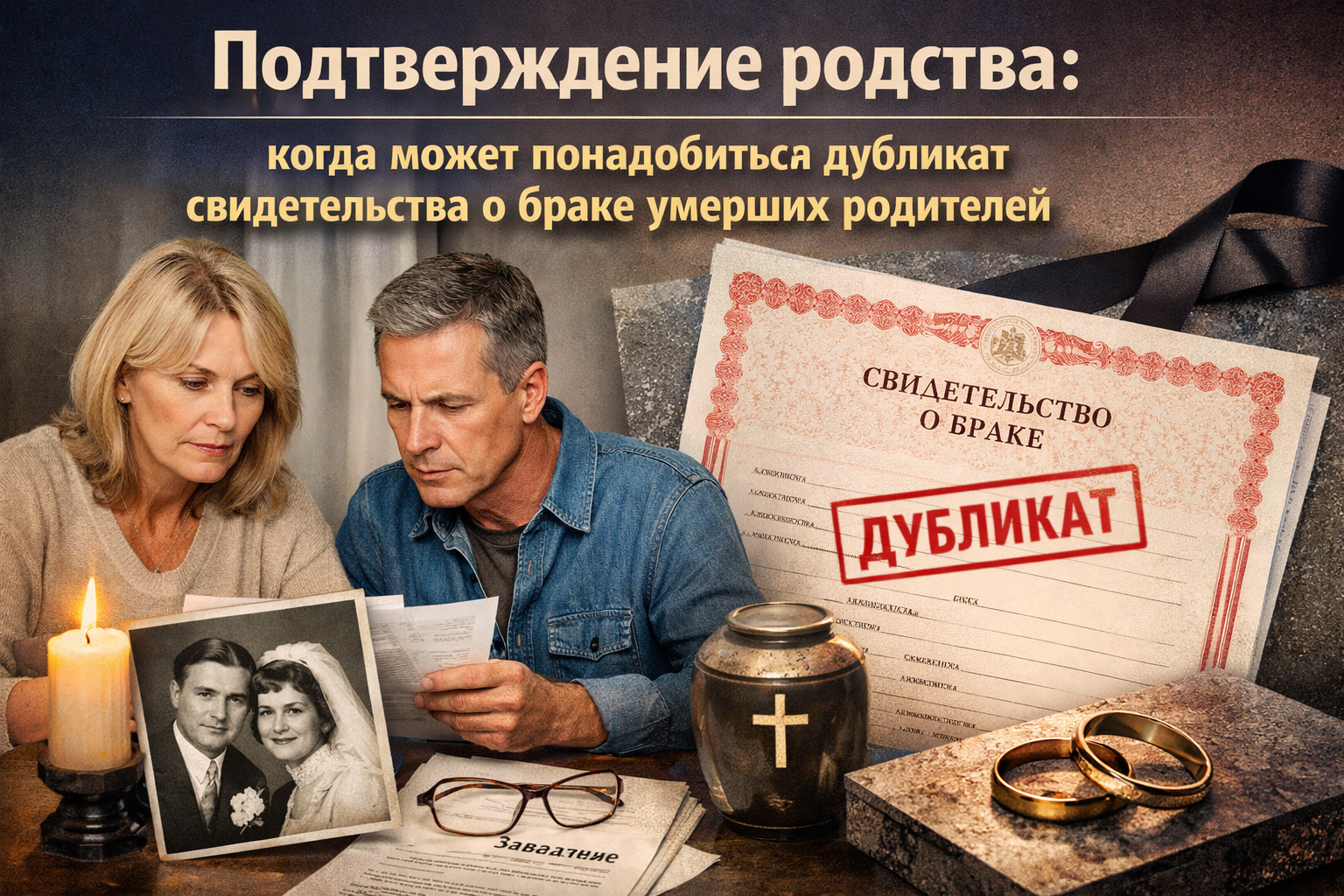 дубликат свидетельства о браке умерших родителей